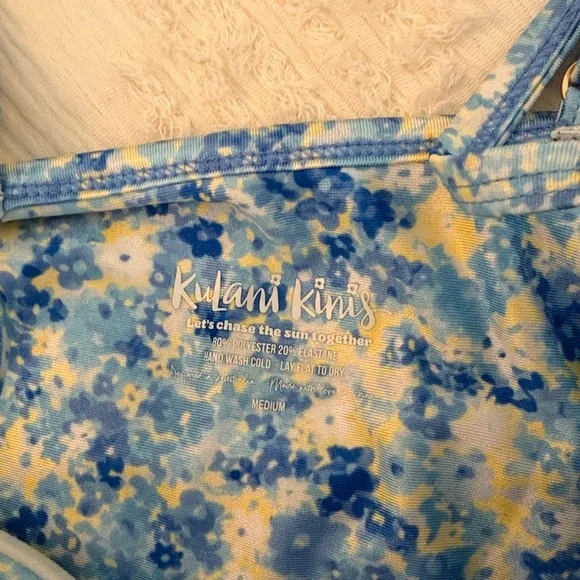 Kulani Kini one piece bright blue cottagecore dainty swim kulani Kinis - Picture 5 of 5